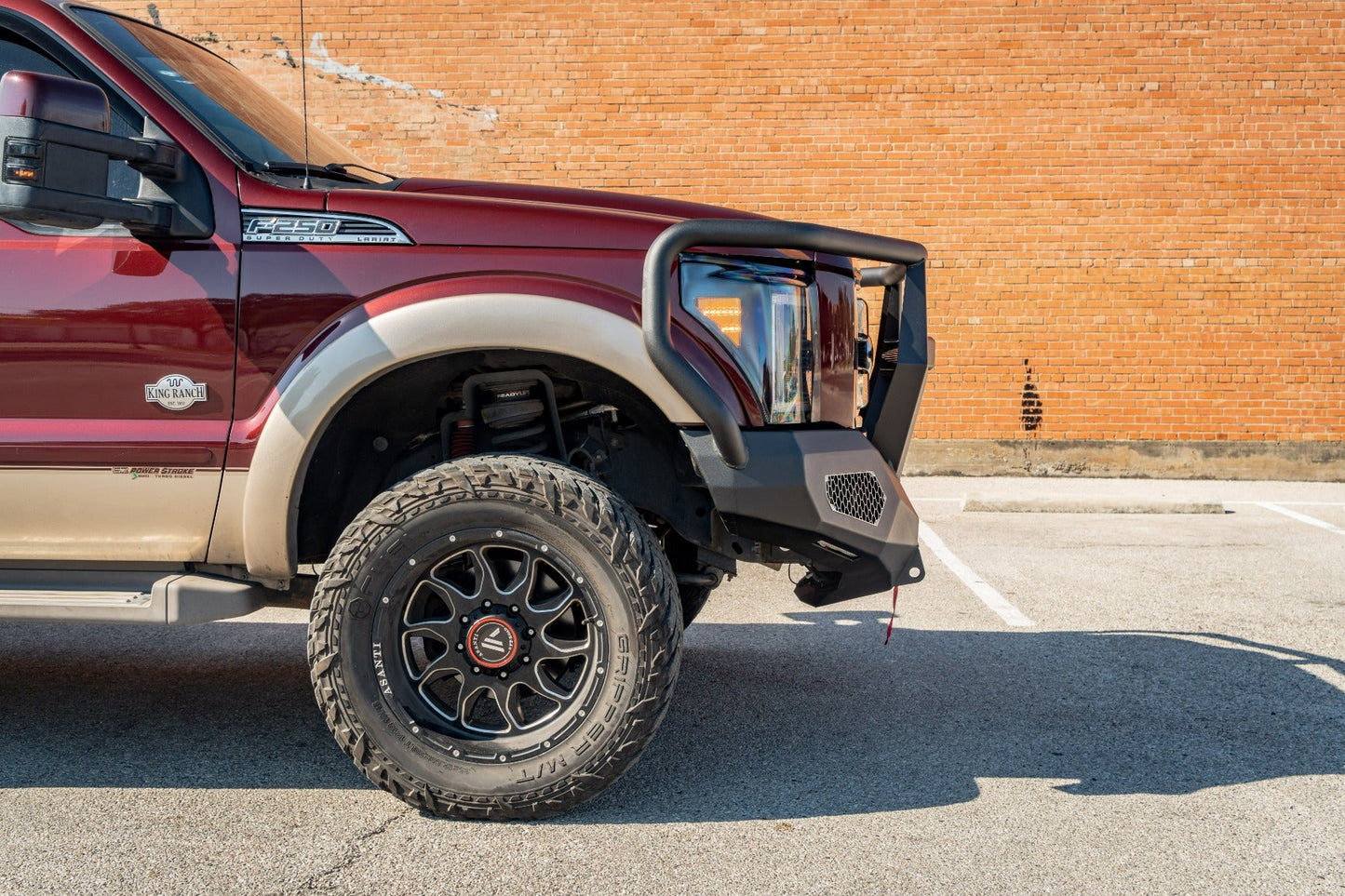 Evolution Front Winch Bumper Reaper Guard - Texture Black 2011-2016 Ford F-250 F-350
