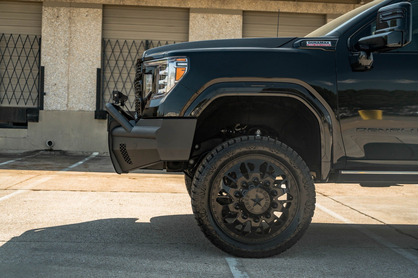 Vaquero Front Non-Winch Bumper Pre-Runner Guard - Texture Black 2020-2023 GMC 2500 3500