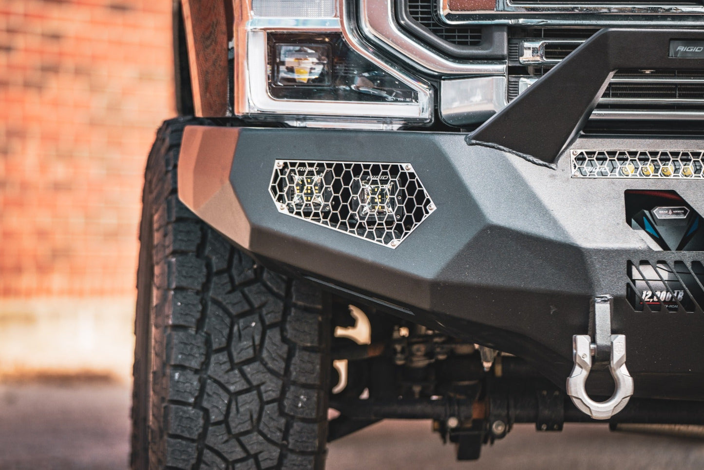 Evolution Front Winch Bumper Sheet Metal Pre-Runner Guard - Texture Black 2017-2022 Ford F-250 F-350