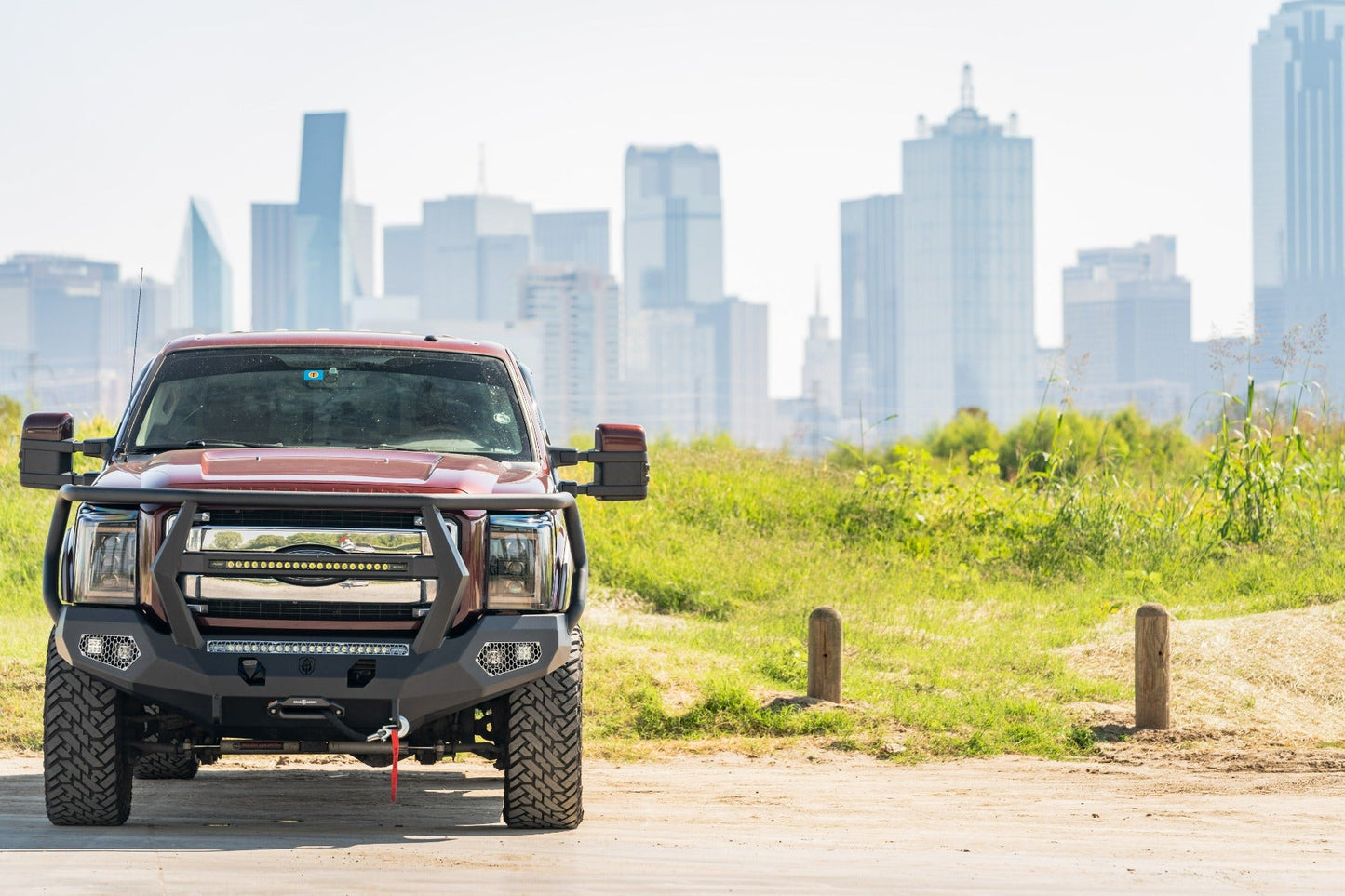 Evolution Front Winch Bumper Reaper Guard - Texture Black 2011-2016 Ford F-250 F-350