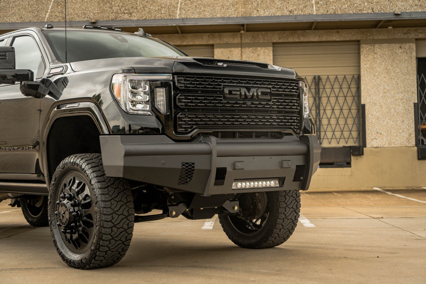 Vaquero Front Non-Winch Bumper - Texture Black 2020-2023 GMC 2500 3500