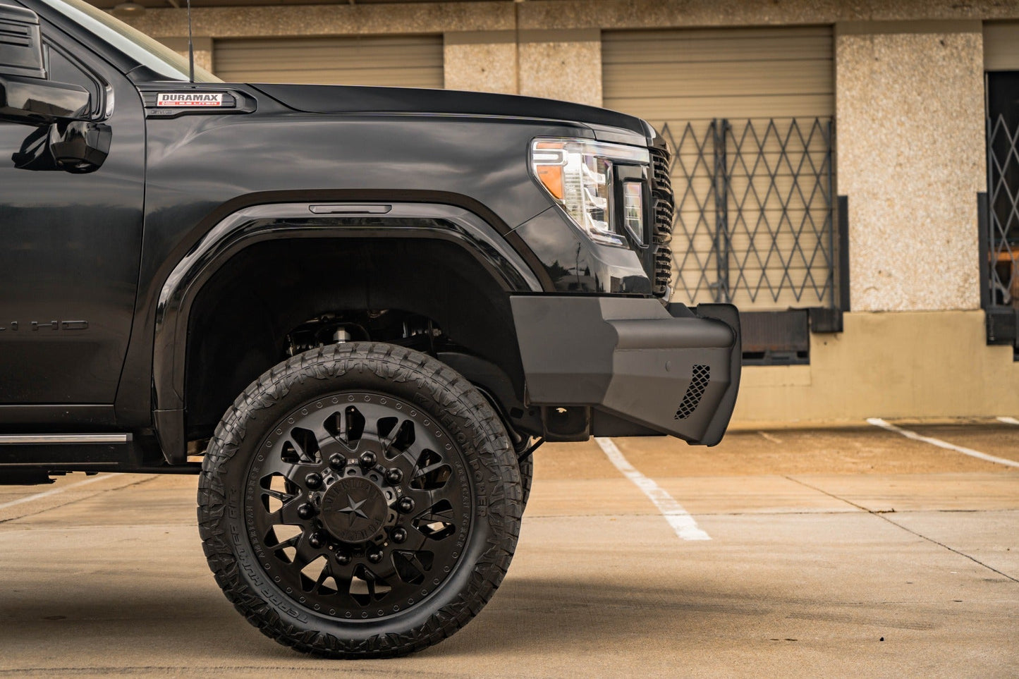 Vaquero Front Non-Winch Bumper - Texture Black 2020-2023 GMC 2500 3500
