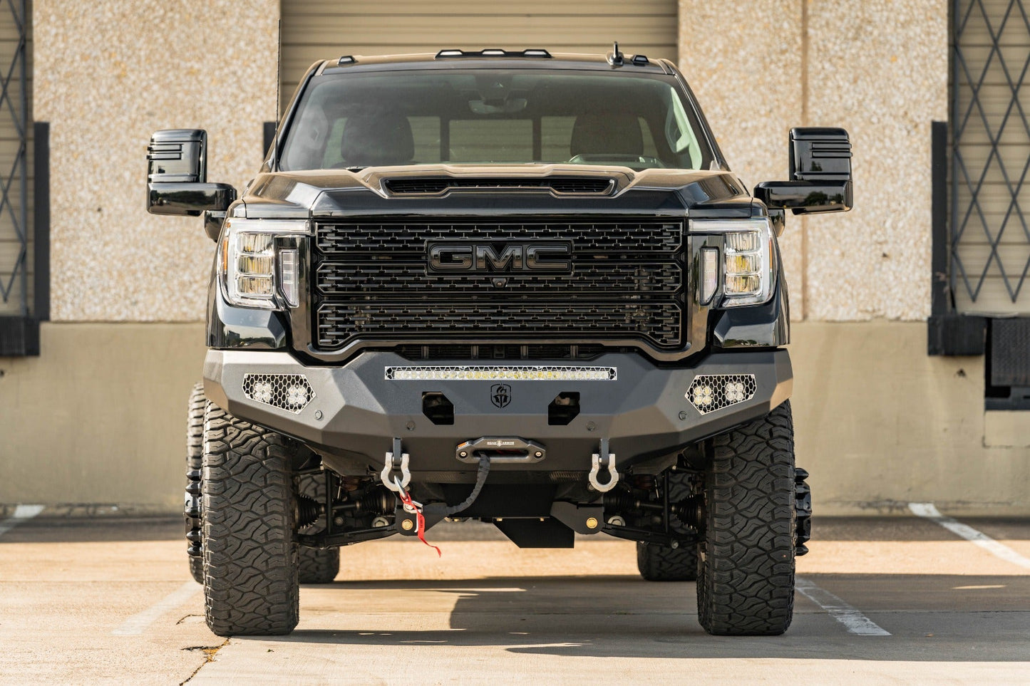 Evolution Front Winch Bumper - Texture Black 2020-2023 GMC 2500 3500