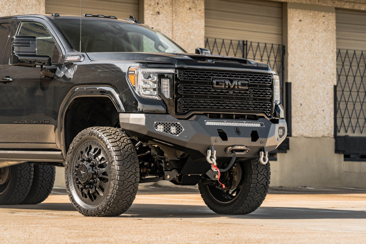 Evolution Front Winch Bumper - Texture Black 2020-2023 GMC 2500 3500