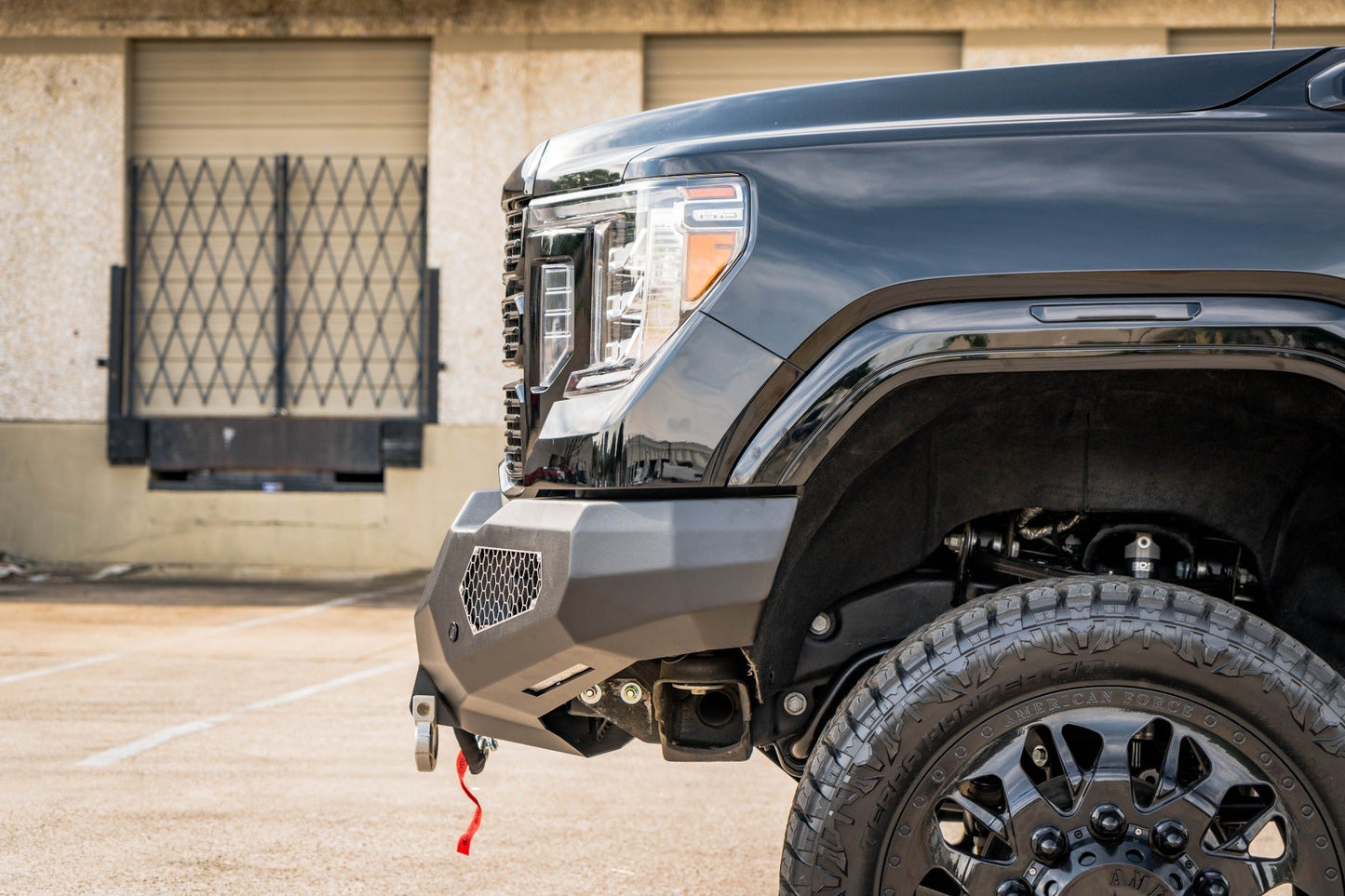 Evolution Front Winch Bumper - Texture Black 2020-2023 GMC 2500 3500