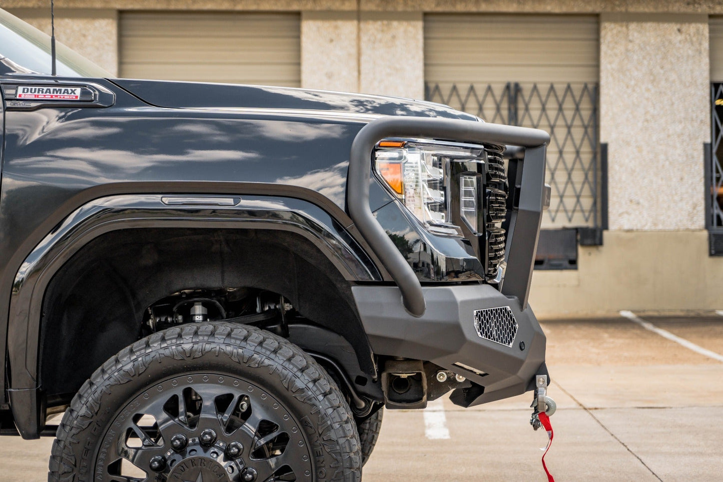 Evolution Front Winch Bumper Reaper Guard - Texture Black 2020-2023 GMC 2500 3500