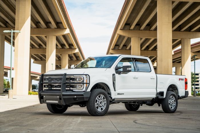 Vaquero Front Non-Winch Bumper Full Guard - Texture Black 2023-2025 Ford F-250 F-350 F-450 F-550