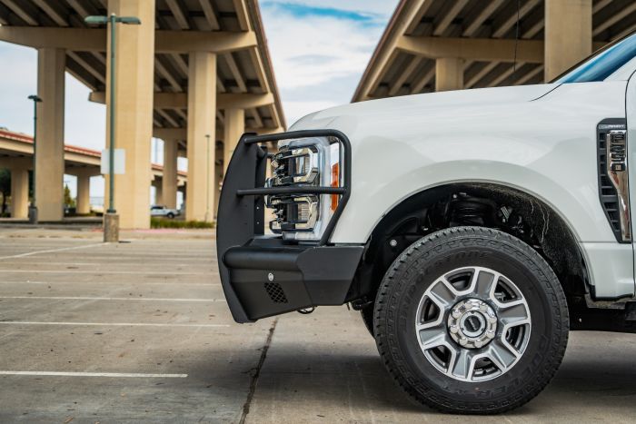 Vaquero Front Non-Winch Bumper Full Guard - Texture Black 2023-2025 Ford F-250 F-350 F-450 F-550