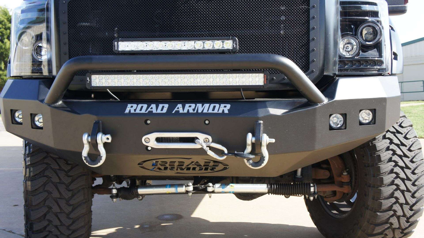 Stealth Front Winch Bumper Pre-Runner Guard - Texture Black 2011-2016 Ford F-250 F-350
