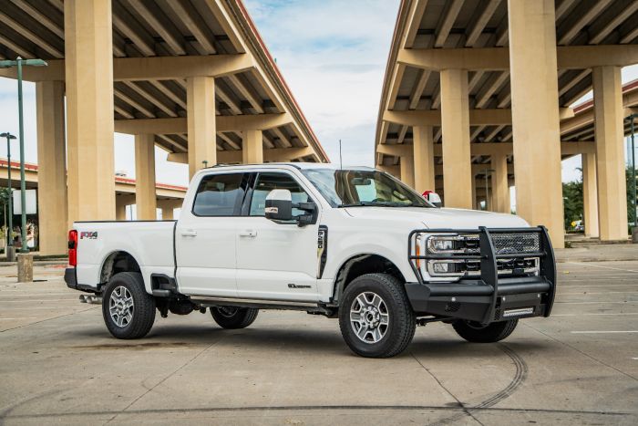 Vaquero Front Non-Winch Bumper Full Guard - Texture Black 2023-2025 Ford F-250 F-350 F-450 F-550