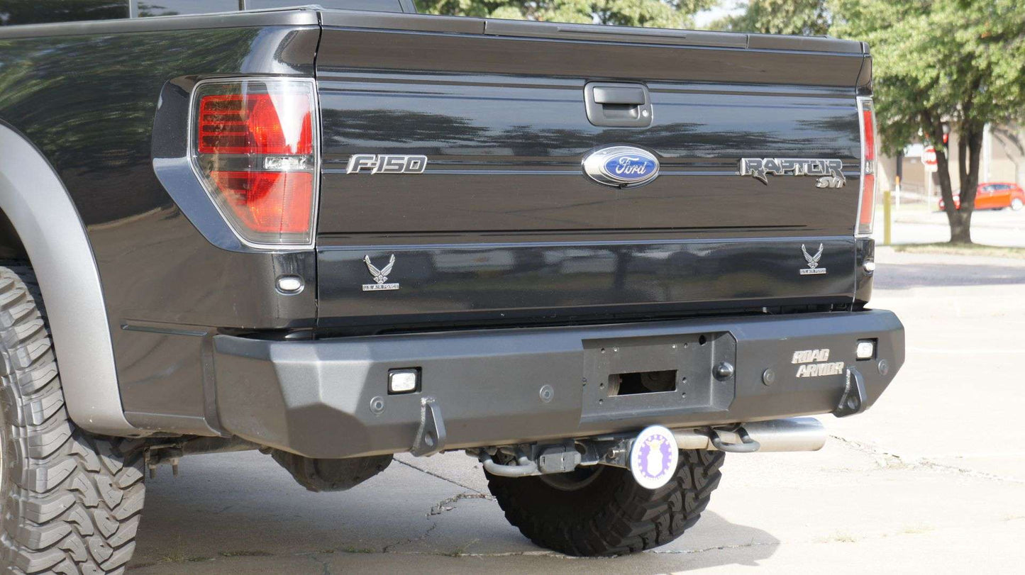Stealth Rear Winch Bumper - Texture Black 2009-2014 Ford F-150
