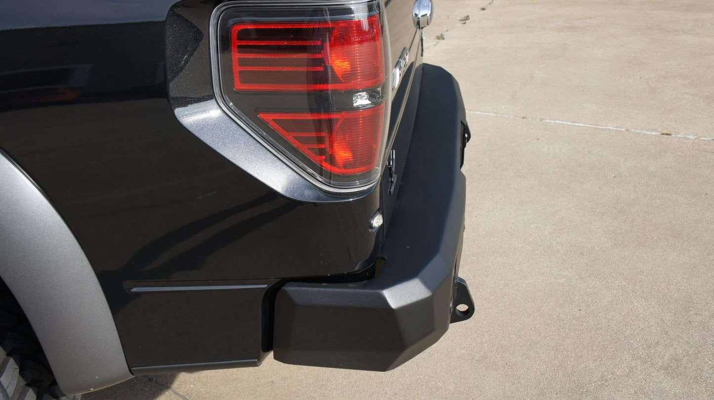 Stealth Rear Winch Bumper - Texture Black 2009-2014 Ford F-150