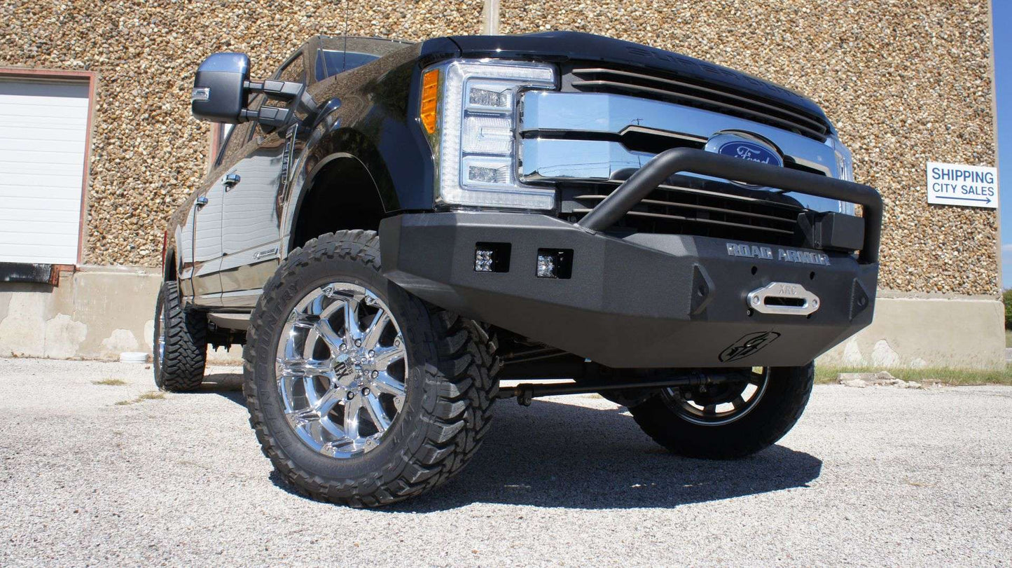 Stealth Front Winch Bumper Pre-Runner Guard - Texture Black 2017-2022 Ford F-250 F-350