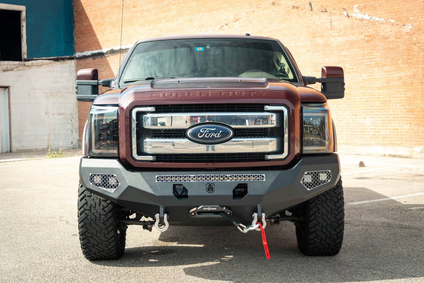 Evolution Front Winch Bumper - Texture Black 2011-2016 Ford F-250 F-350