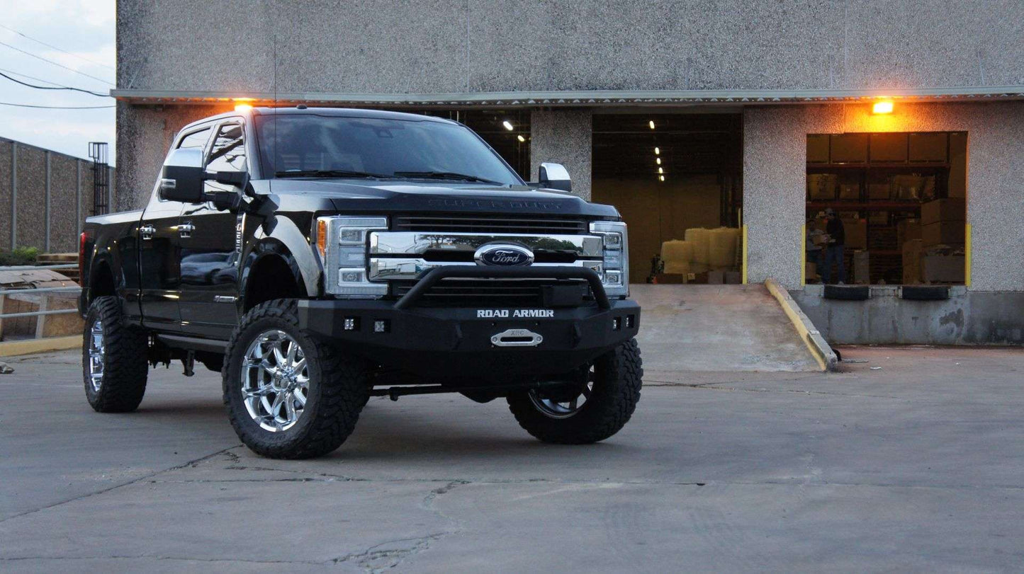 Stealth Front Winch Bumper Pre-Runner Guard - Texture Black 2017-2022 Ford F-250 F-350