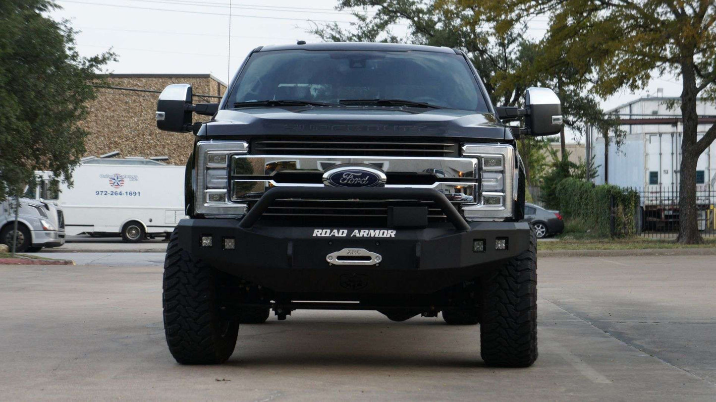 Stealth Front Winch Bumper Pre-Runner Guard - Texture Black 2017-2022 Ford F-250 F-350