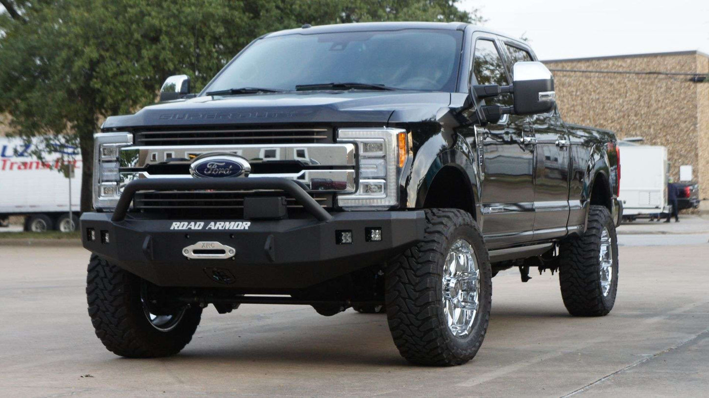 Stealth Front Winch Bumper Pre-Runner Guard - Texture Black 2017-2022 Ford F-250 F-350