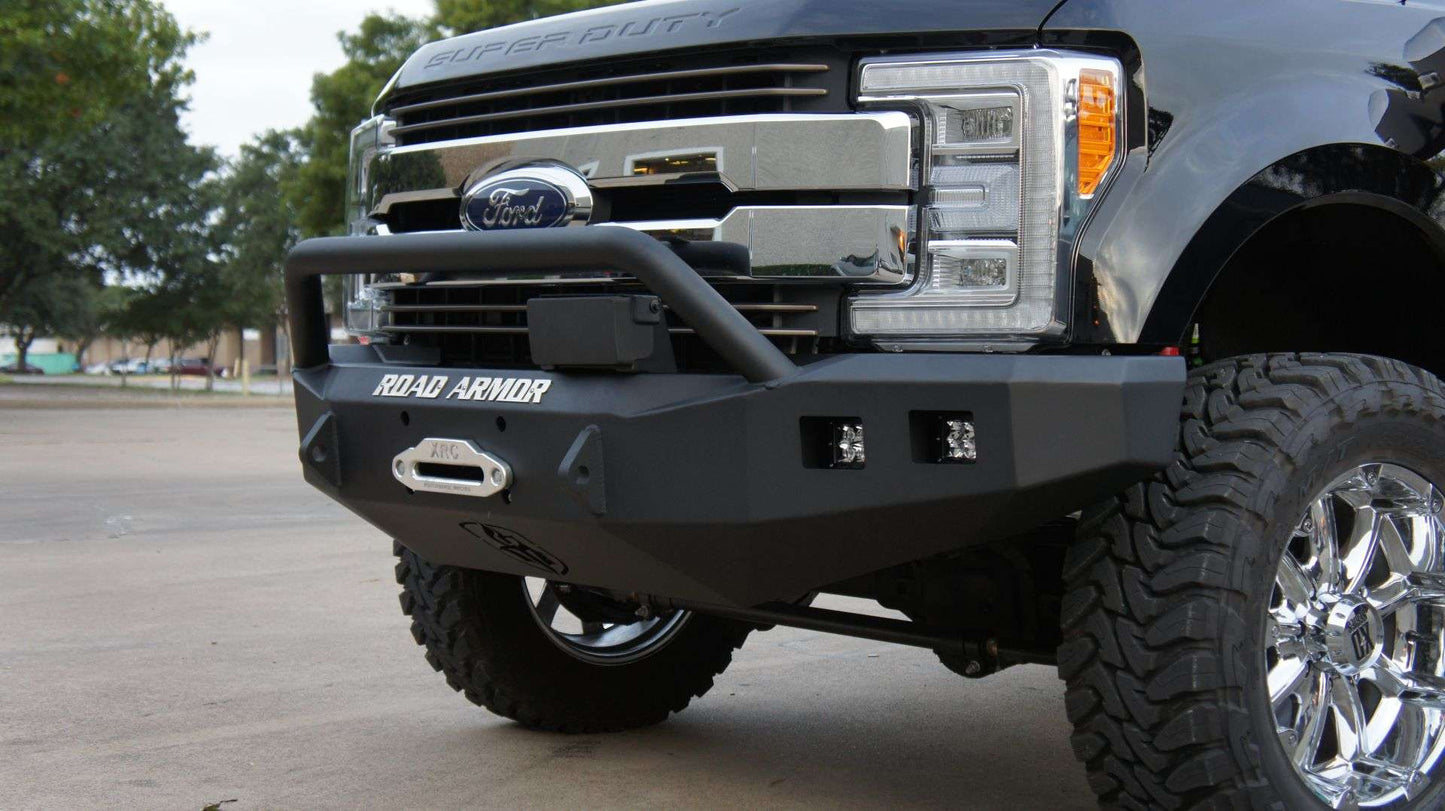 Stealth Front Winch Bumper Pre-Runner Guard - Texture Black 2017-2022 Ford F-250 F-350