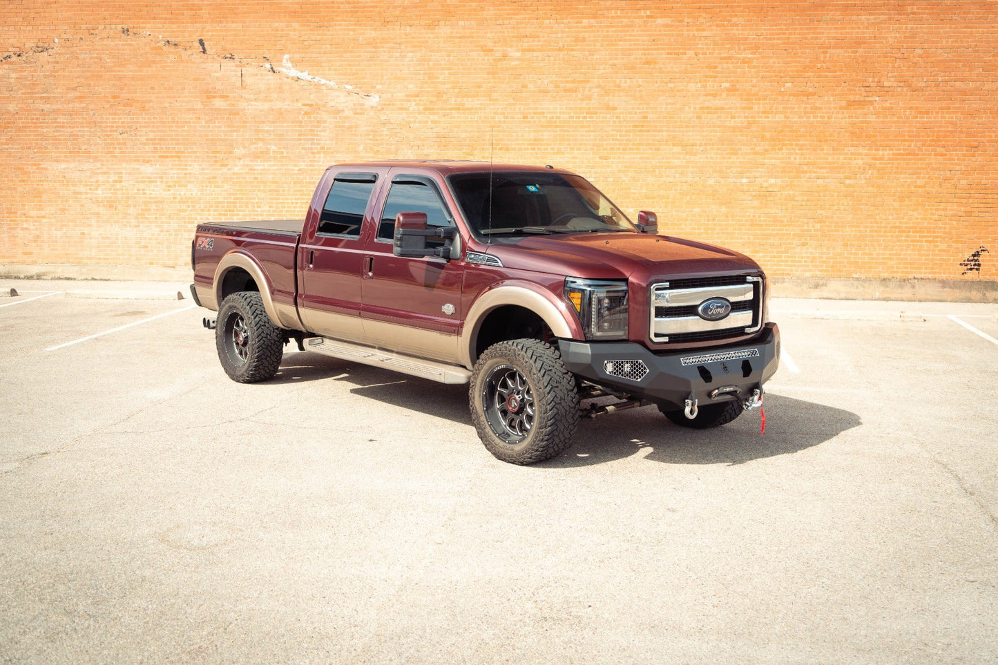 Evolution Front Winch Bumper - Texture Black 2011-2016 Ford F-250 F-350