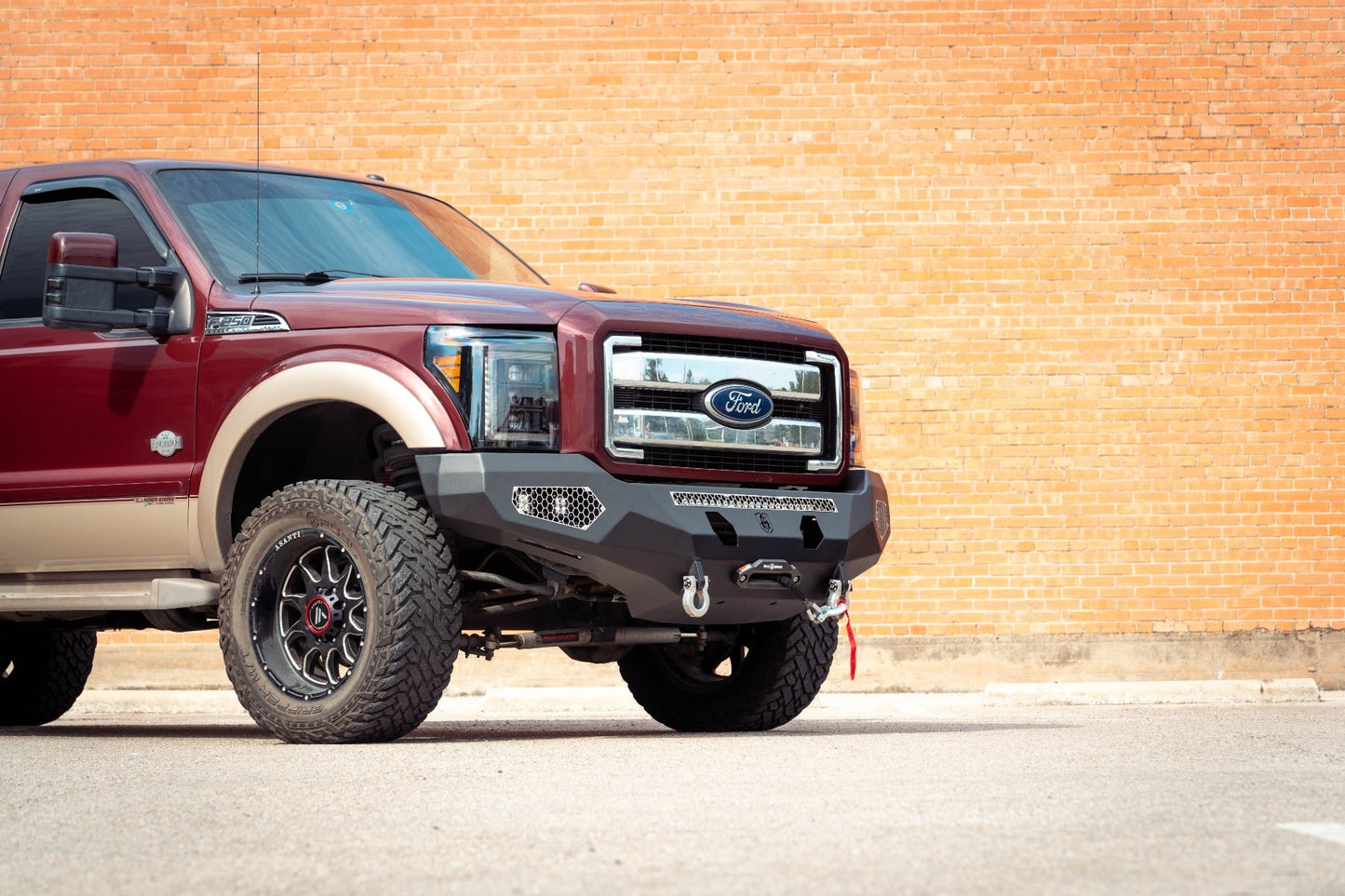 Evolution Front Winch Bumper - Texture Black 2011-2016 Ford F-250 F-350