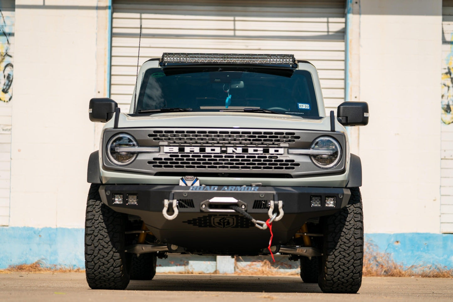 Stealth Front A-Pillar Light Mount Brackets - Texture Black 2021-2024 Ford Bronco