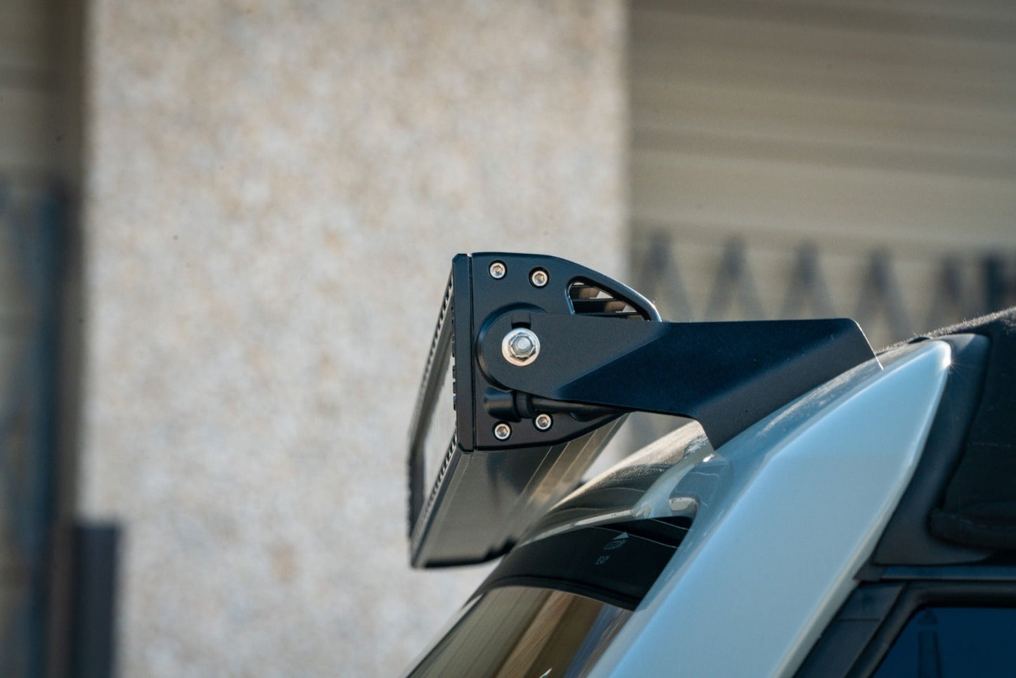 Stealth Front A-Pillar Light Mount Brackets - Texture Black 2021-2024 Ford Bronco