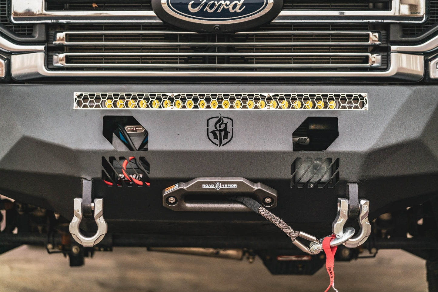 Evolution Front Winch Bumper - Texture Black 2017-2022 Ford F-250 F-350