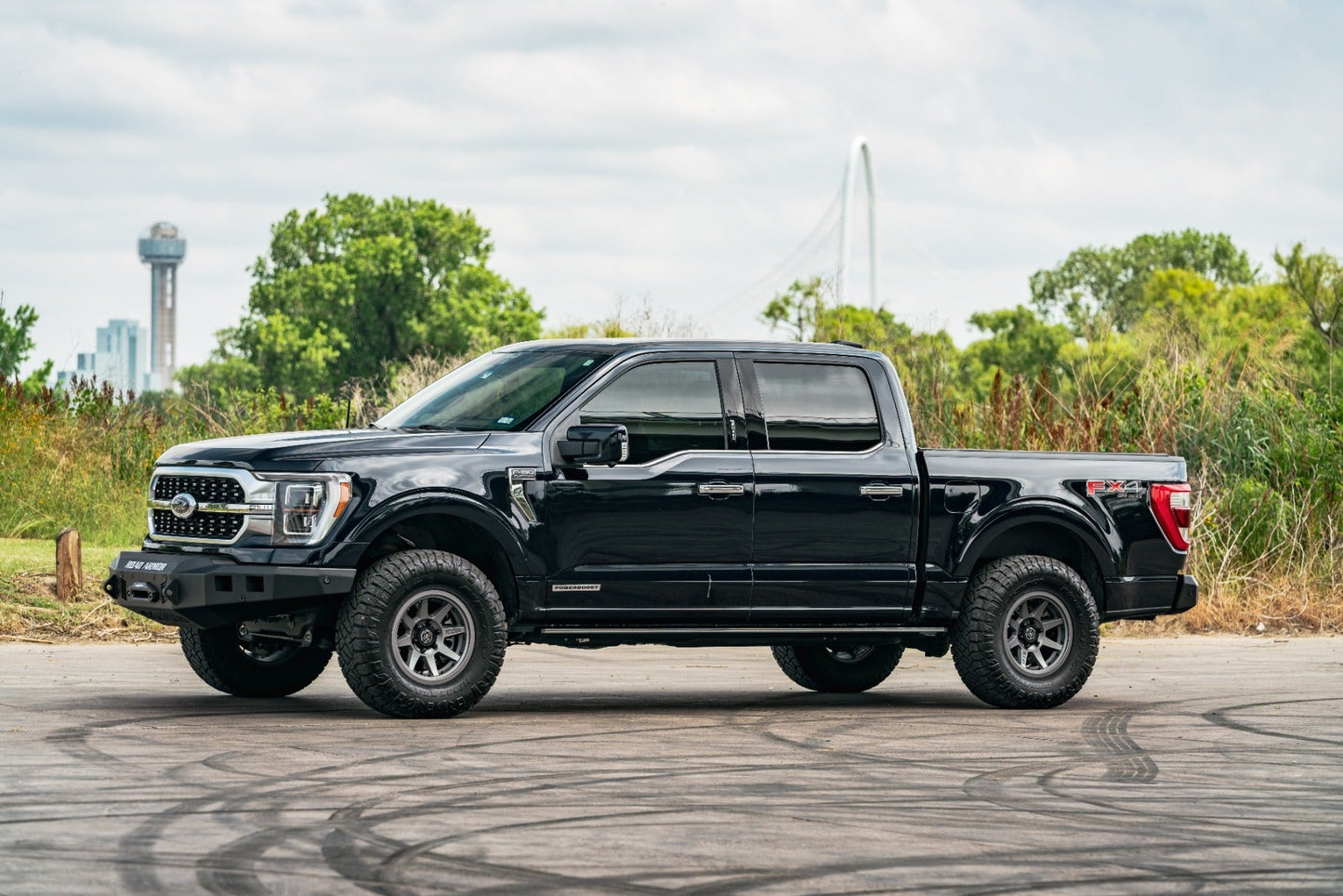 Stealth Front Winch Bumper - Texture Black 2021-2023 Ford F-150