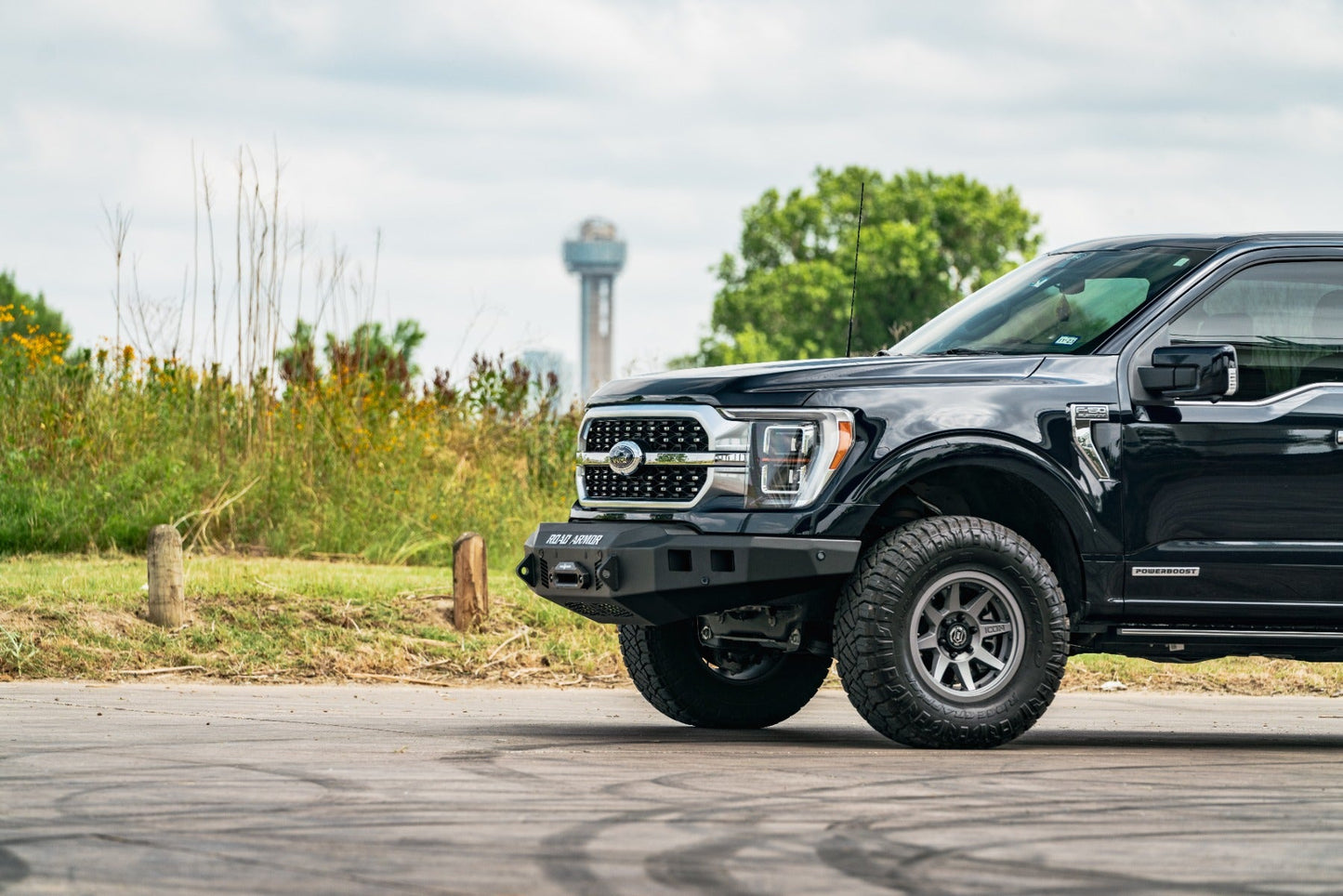 Stealth Front Winch Bumper - Texture Black 2021-2023 Ford F-150