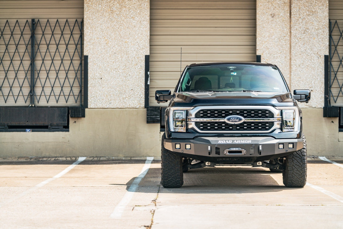 Stealth Front Winch Bumper - Texture Black 2021-2023 Ford F-150