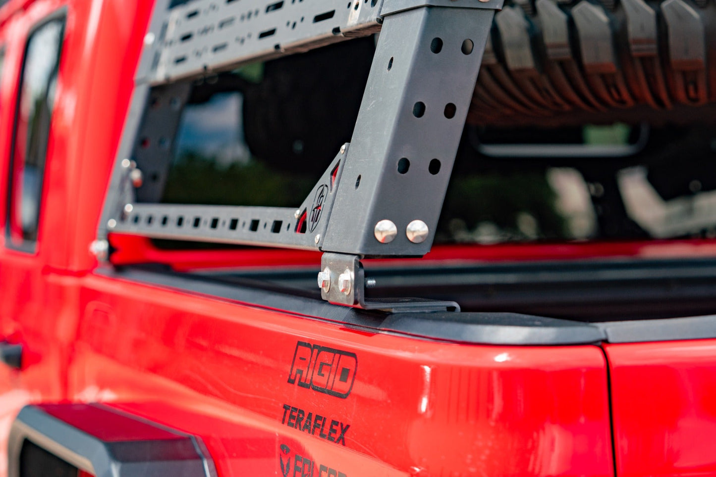 Treck Bed Rack System Accessory | Bed Caps - Texture Black 2020-2025 Jeep JT
