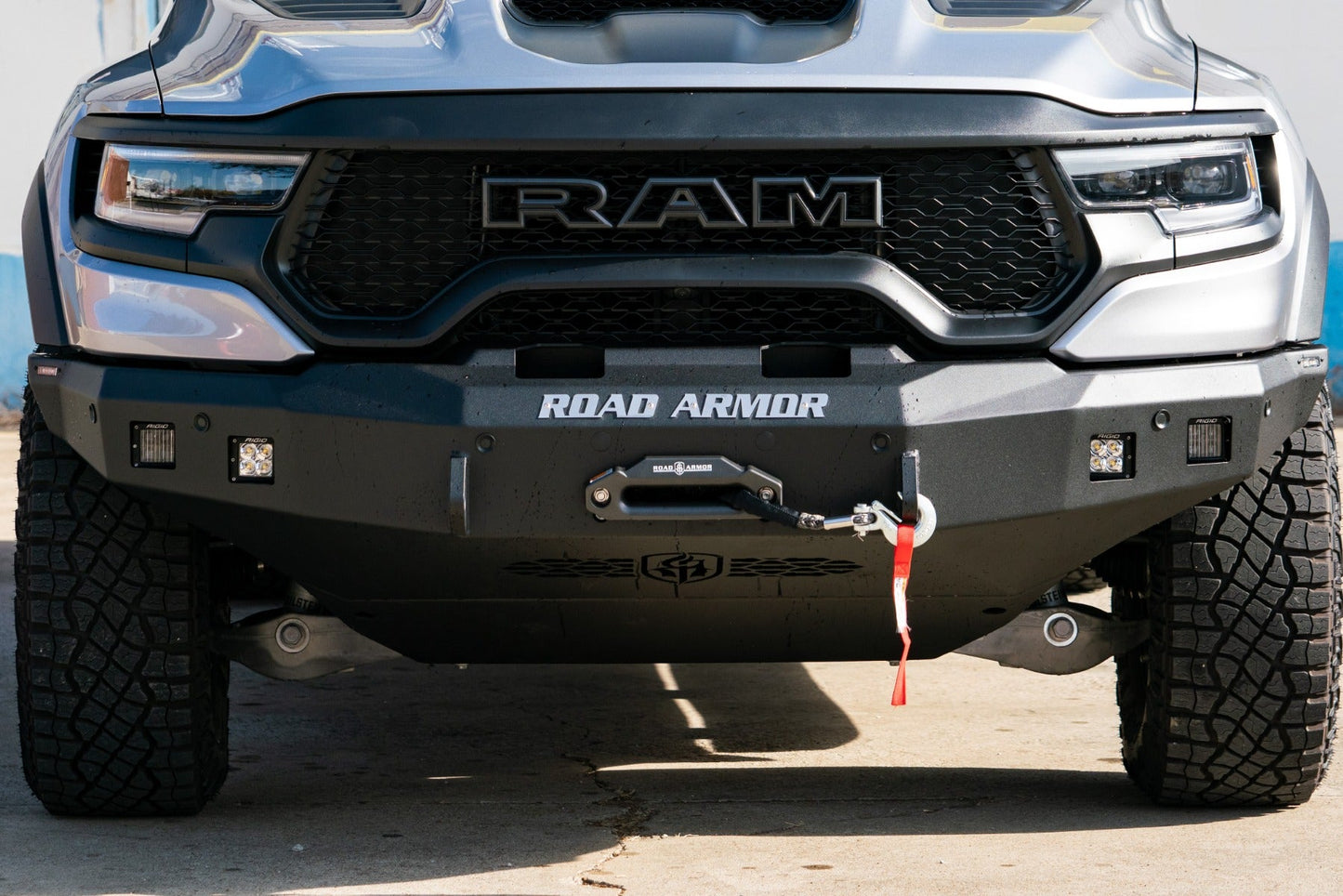 Stealth Front Winch Bumper - Texture Black 2021-2024 RAM TRX