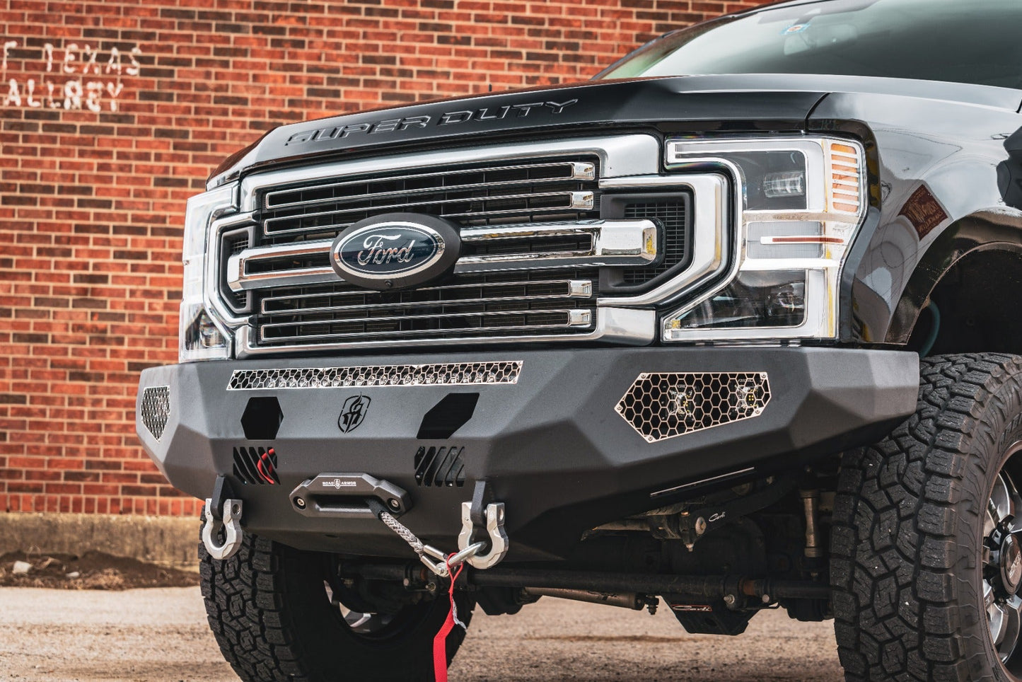 Evolution Front Winch Bumper - Texture Black 2017-2022 Ford F-250 F-350