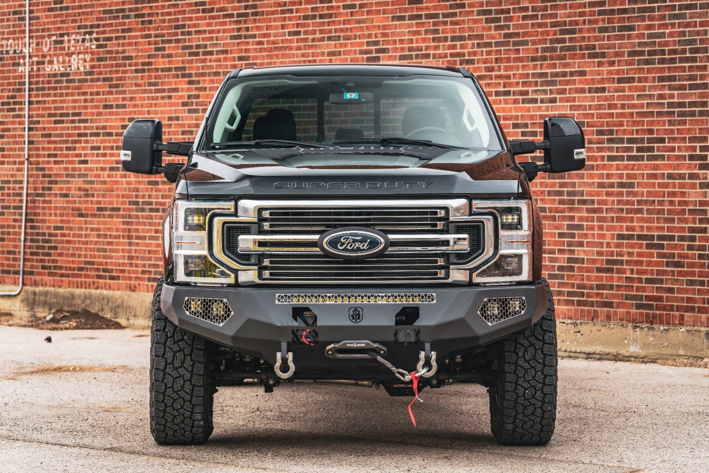 Evolution Front Winch Bumper - Texture Black 2017-2022 Ford F-250 F-350