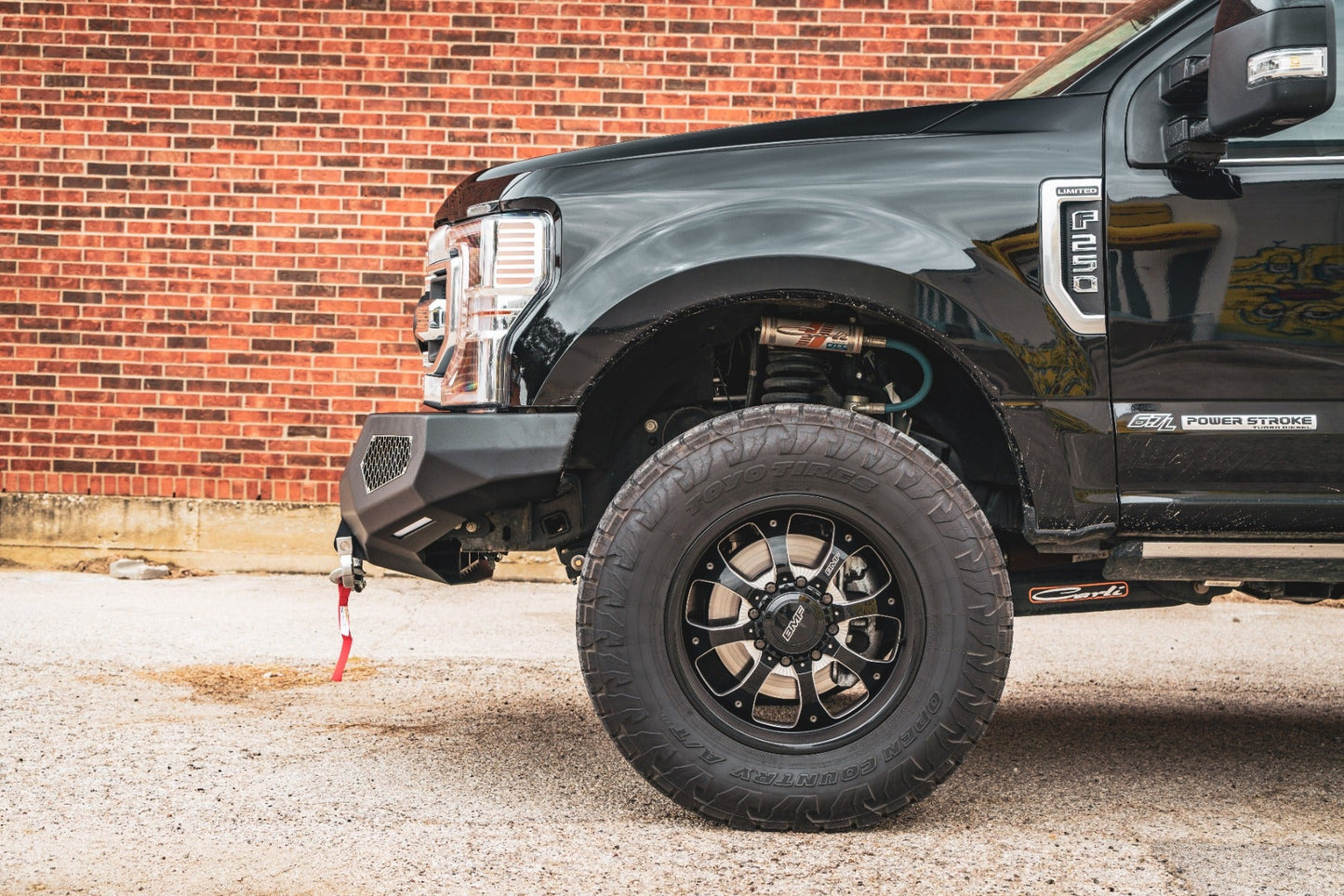 Evolution Front Winch Bumper - Texture Black 2017-2022 Ford F-250 F-350