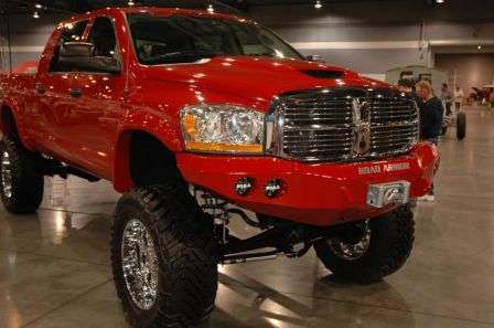 Stealth Front Winch Bumper | Round Holes - Texture Black 2006-2009 RAM 2500 3500