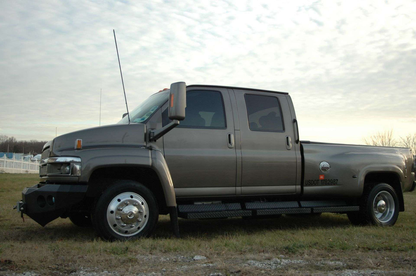 Stealth Front Winch Bumper | Round Holes - Texture Black 2003-2009 Chevrolet/GMC C4500 C5500