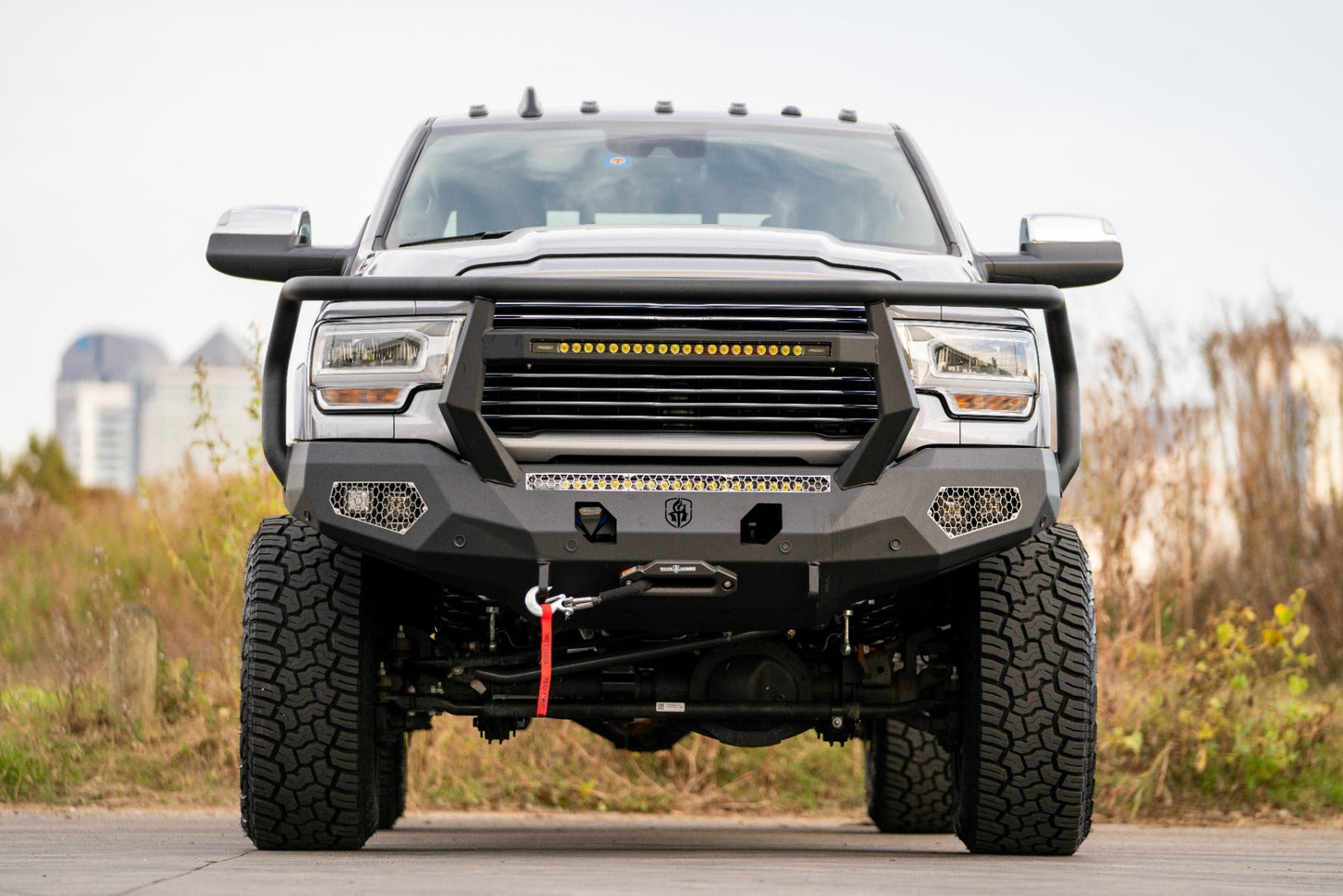 Evolution Front Winch Bumper Reaper Guard - Texture Black 2019-2024 RAM 2500 3500