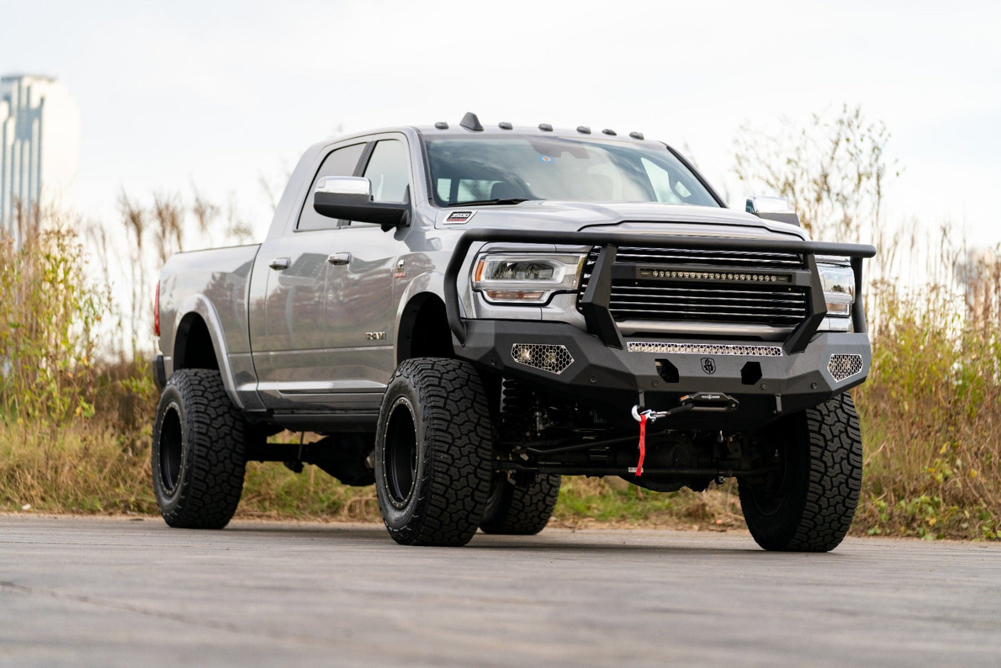 Evolution Front Winch Bumper Reaper Guard - Texture Black 2019-2024 RAM 2500 3500