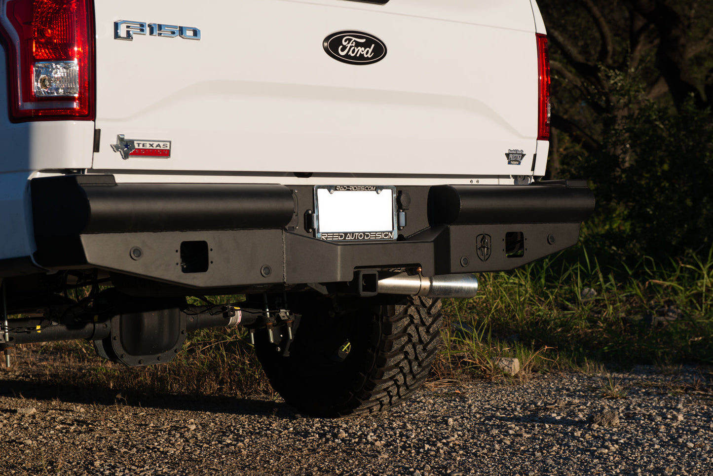 Vaquero Rear Bumper - Texture Black 2015-2020 Ford F-150