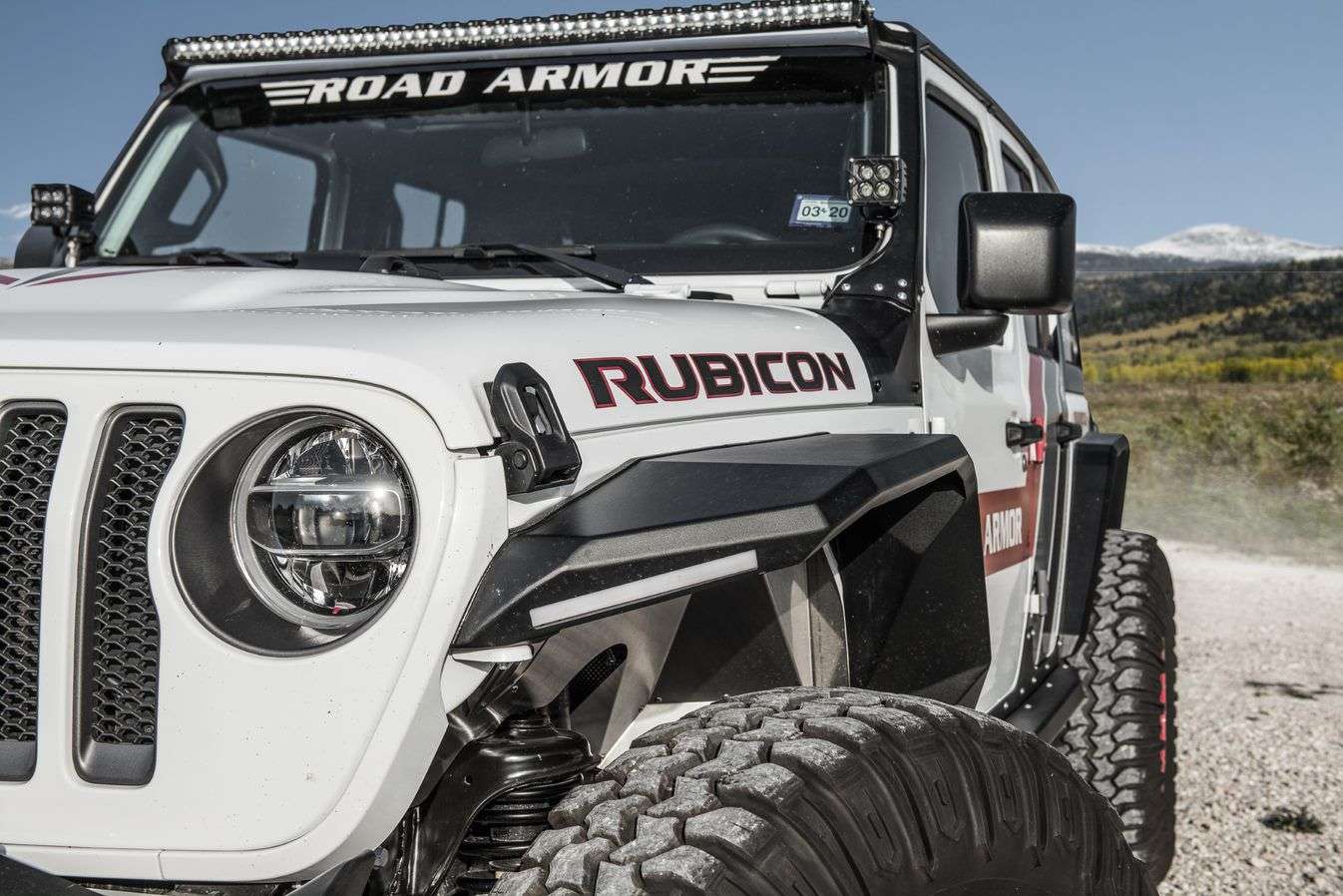 Stealth Front Fender Flares - Texture Black 2018-2025 Jeep JL JLU JT