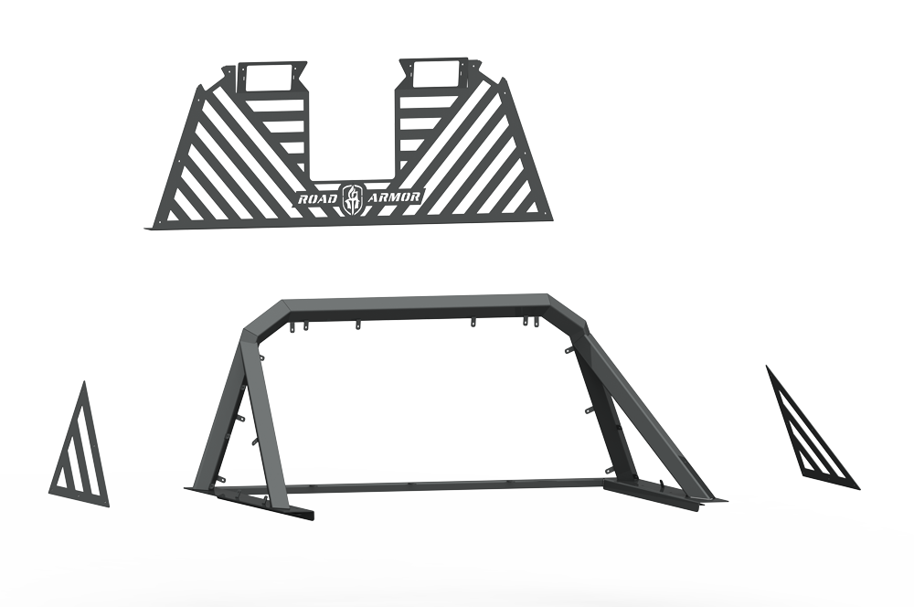 Stealth Headache Rack - Texture Black 2015-2023 Ford F-150