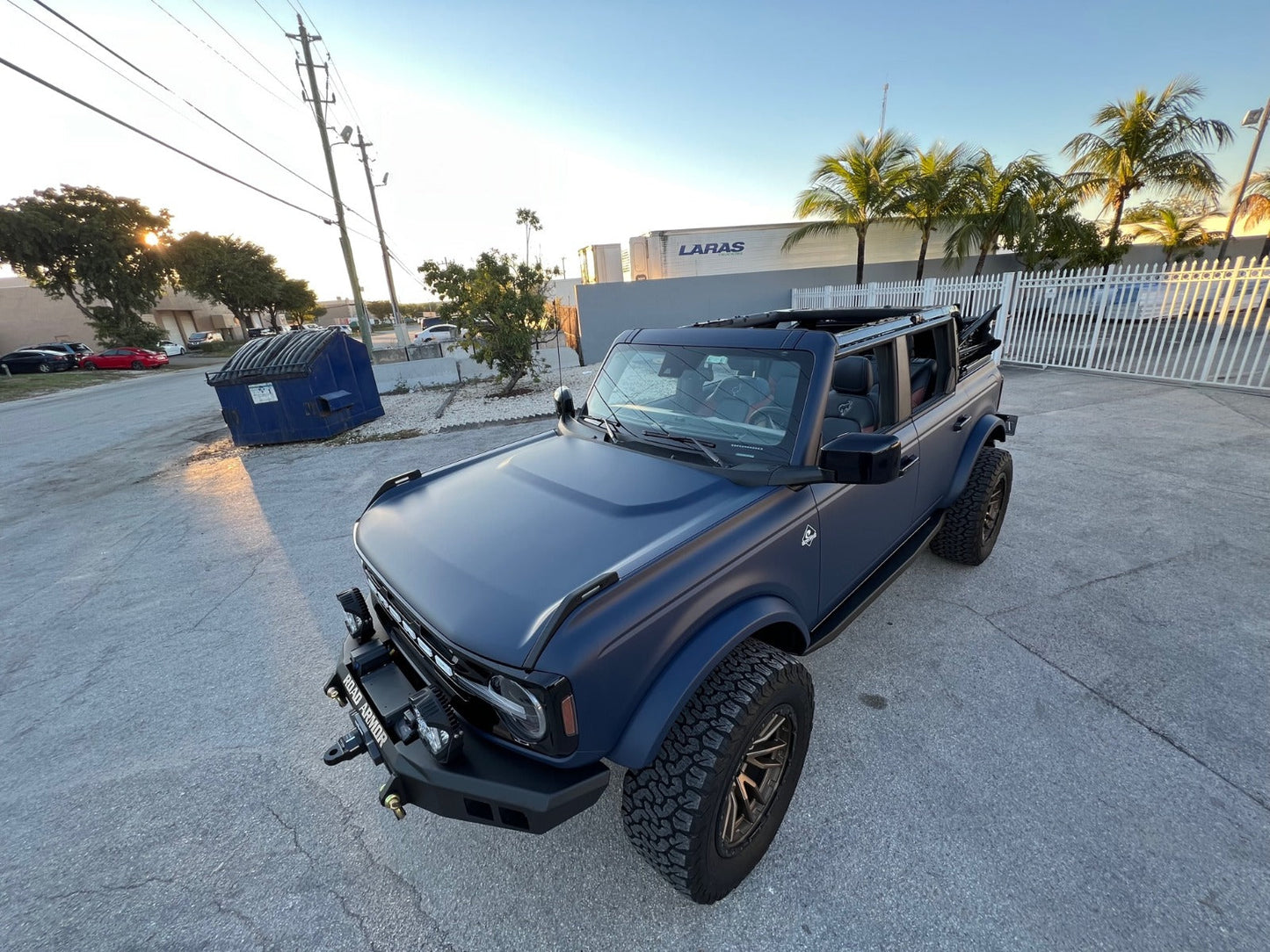 Stealth Front Mid Width Winch Bumper - Texture Black 2021-2024 Ford Bronco