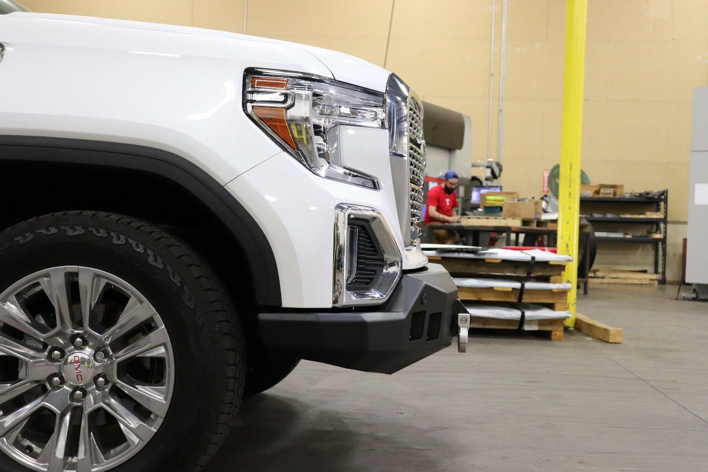 Stealth Front Non-Winch Bumper - Texture Black 2019-2021 GMC 1500