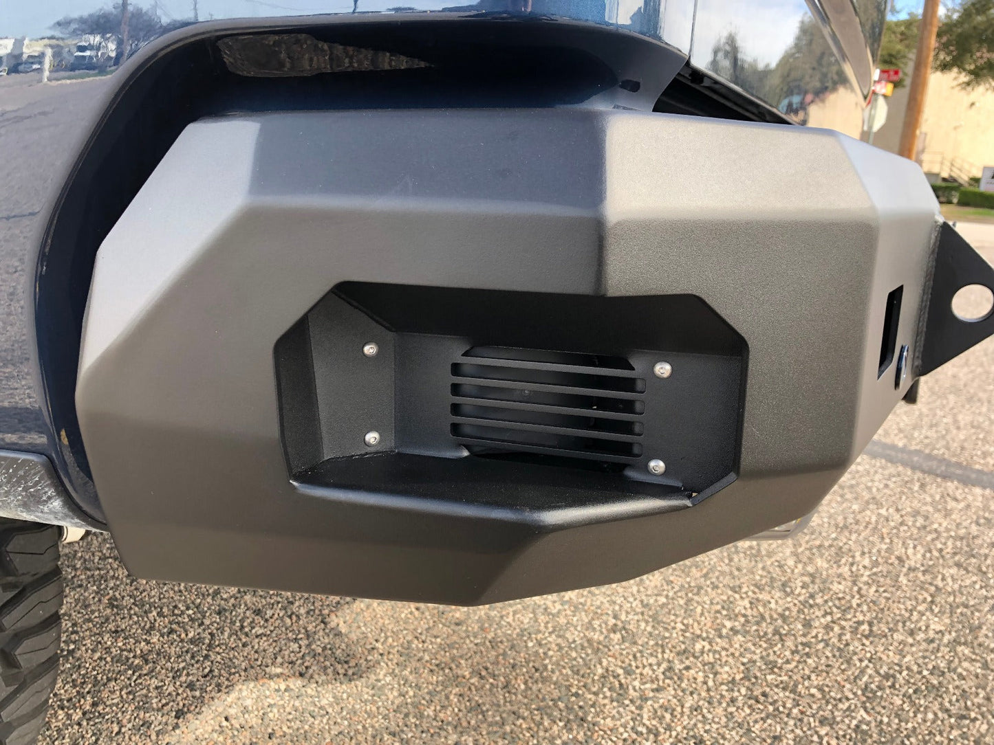 Stealth Rear Winch Bumper - Texture Black 2019-2021 Chevrolet/GMC 1500