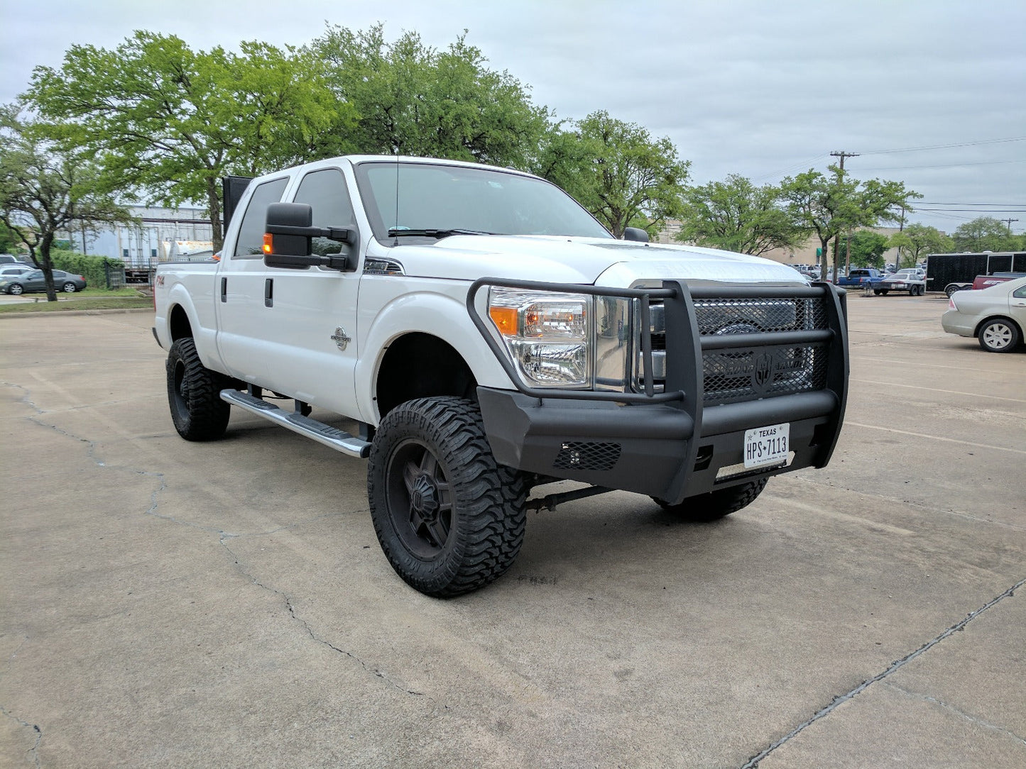 Vaquero Front Non-Winch Bumper Full Guard - Texture Black 2011-2016 Ford F-250 F-350 F-450 F-550