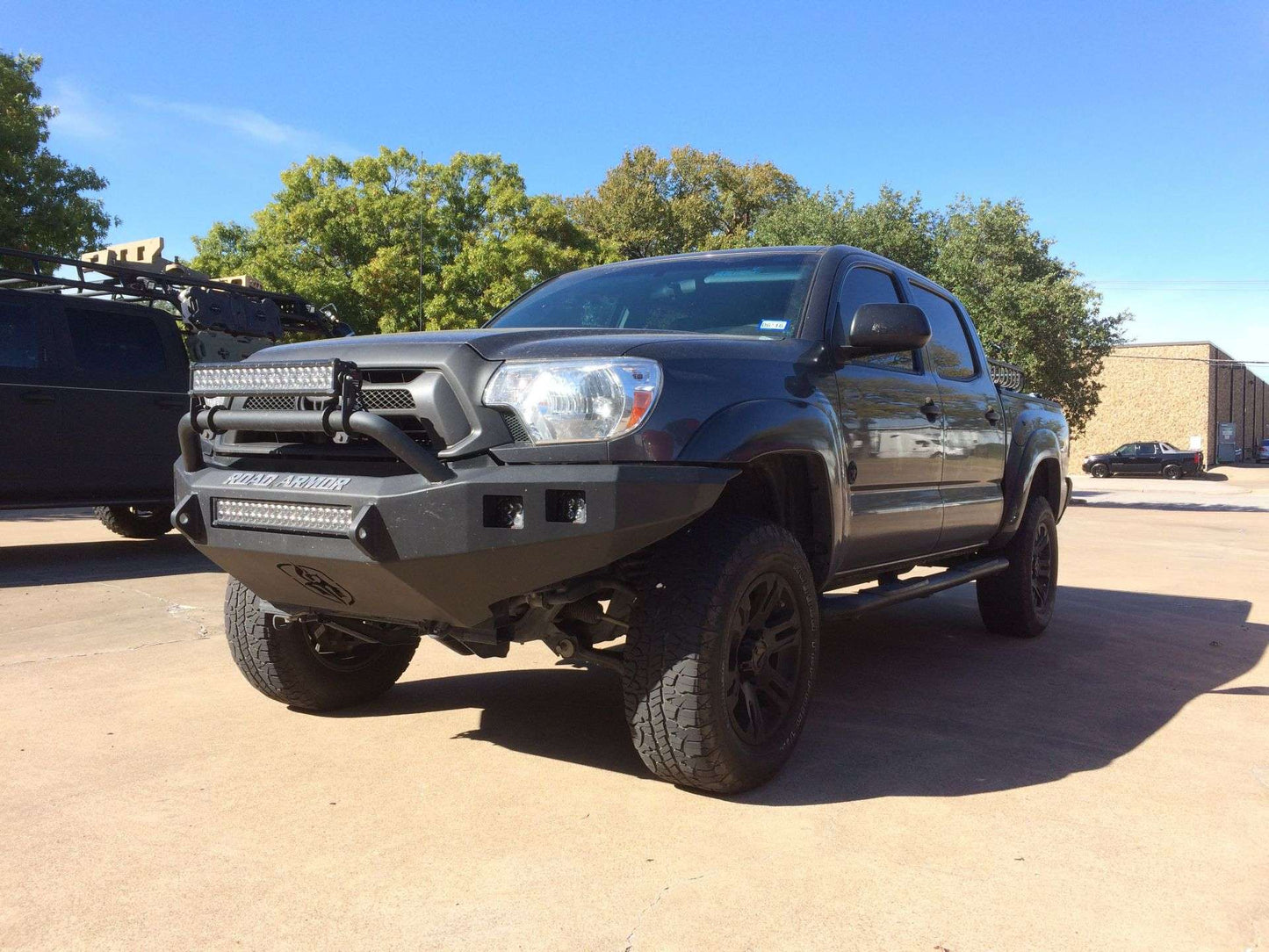 Stealth Front Non-Winch Bumper Pre-Runner Guard - Texture Black 2012-2015 Toyota Tacoma