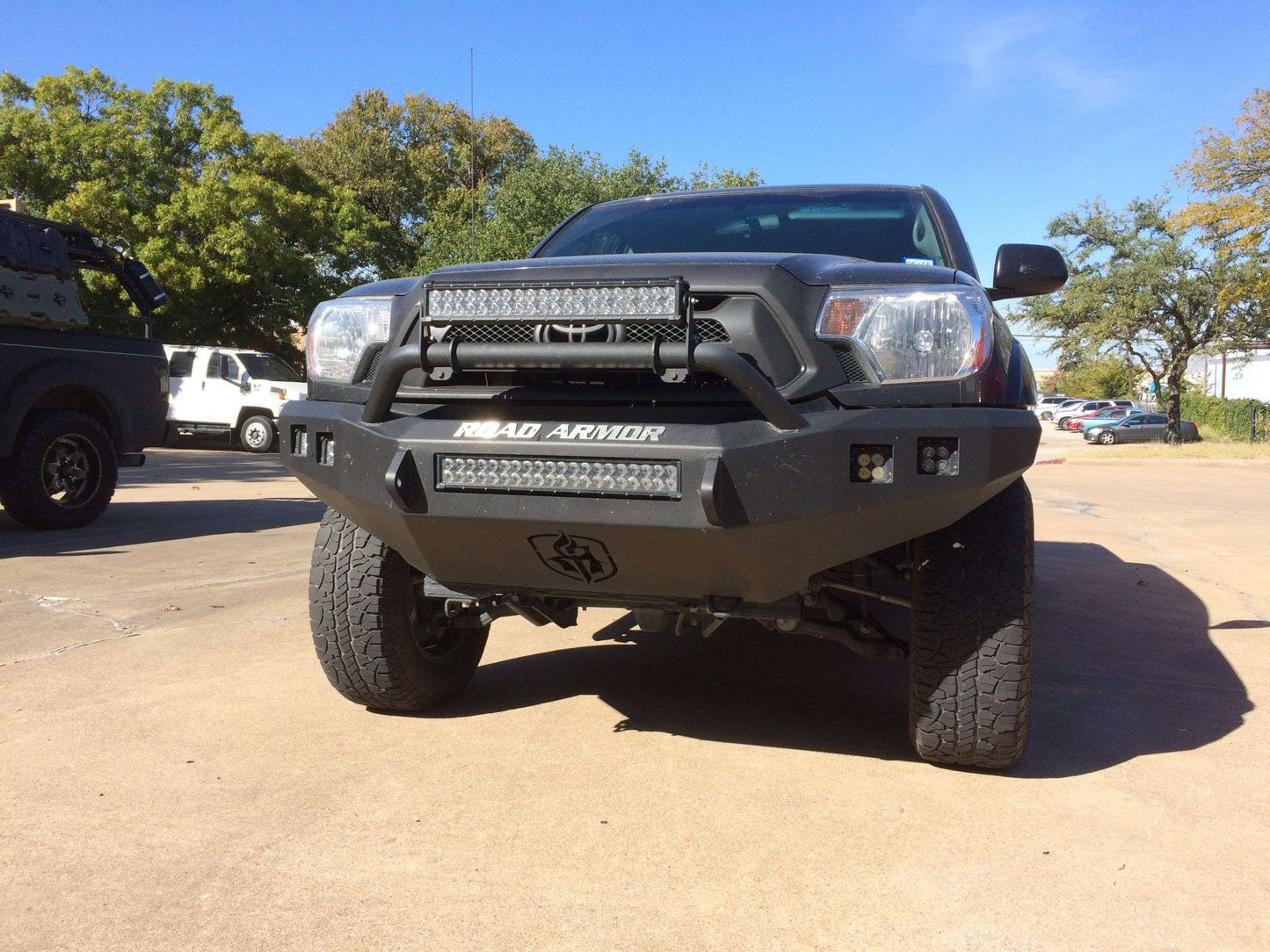 Stealth Front Non-Winch Bumper Pre-Runner Guard - Texture Black 2012-2015 Toyota Tacoma