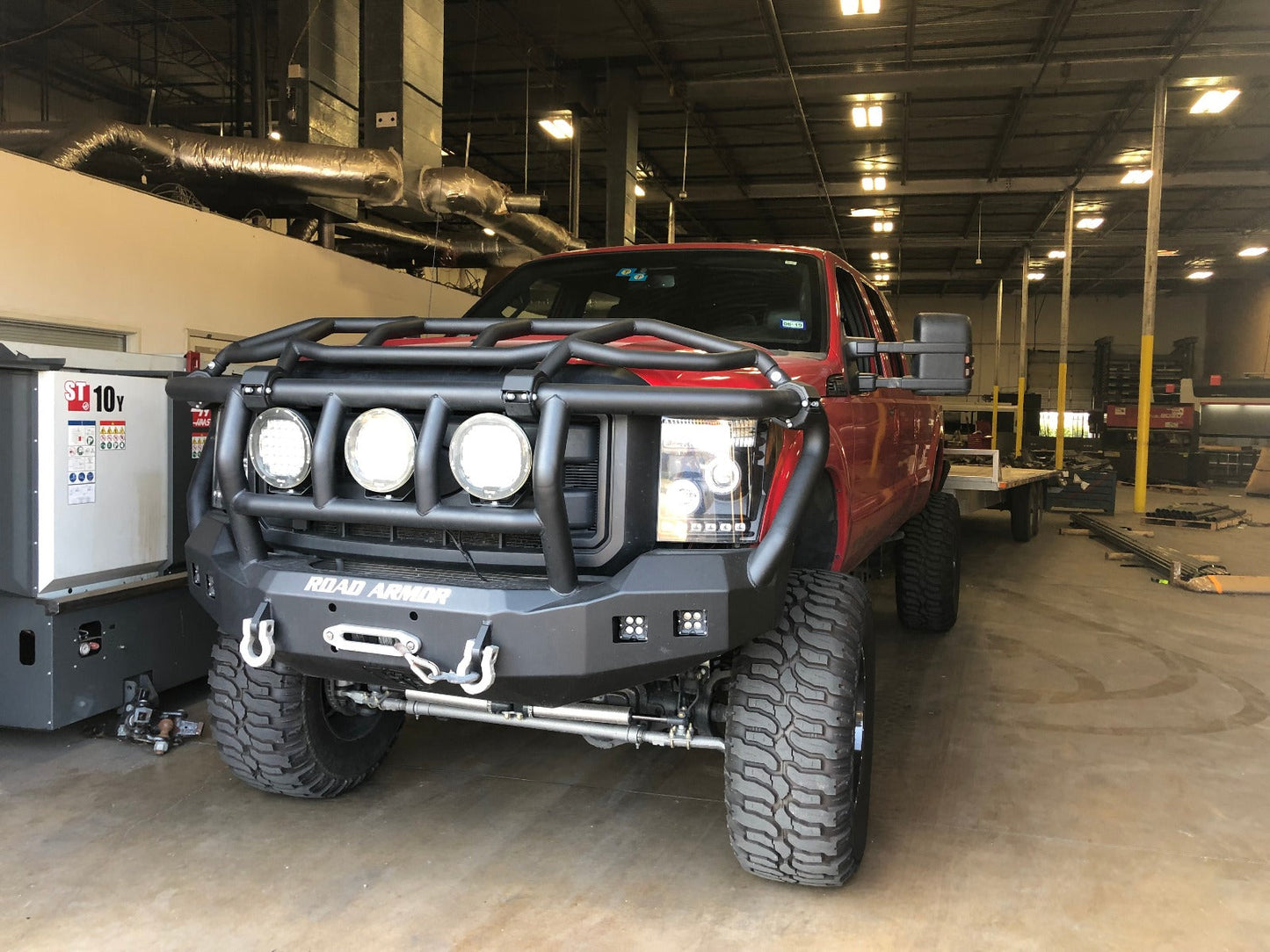 Stealth Front Winch Bumper Titan II Guard | Intimidator - Texture Black 2011-2016 Ford F-250 F-350