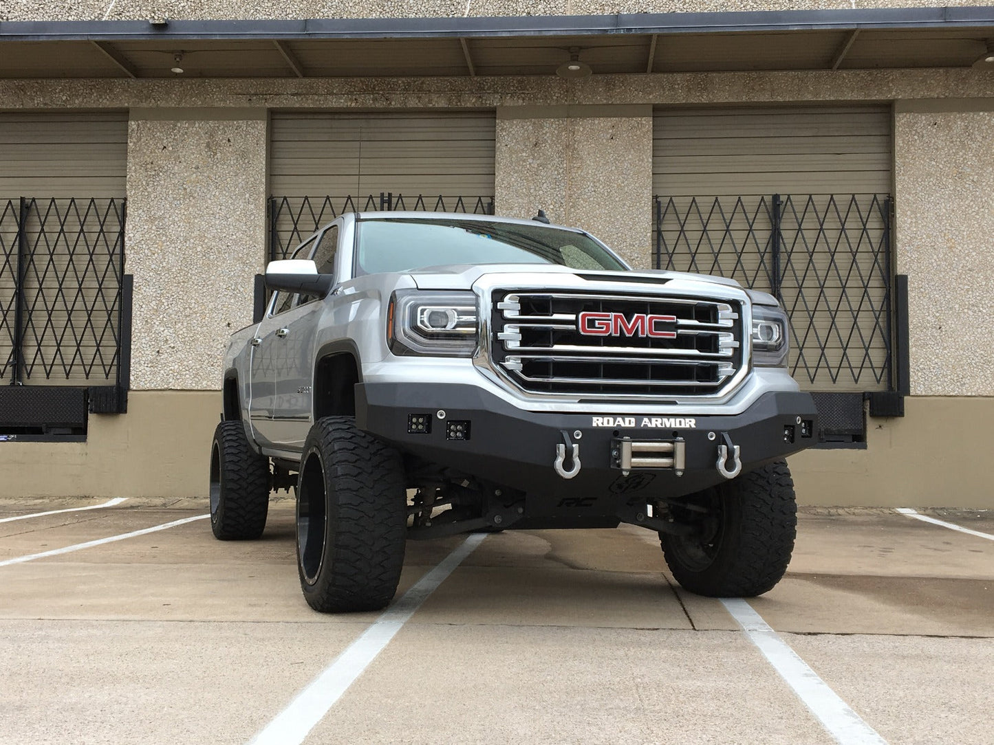 Stealth Front Winch Bumper - Texture Black 2016-2018 GMC 1500